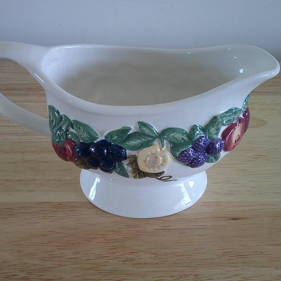 Vintage Hand Painted Gravy Bowl - Picture 2 of 5